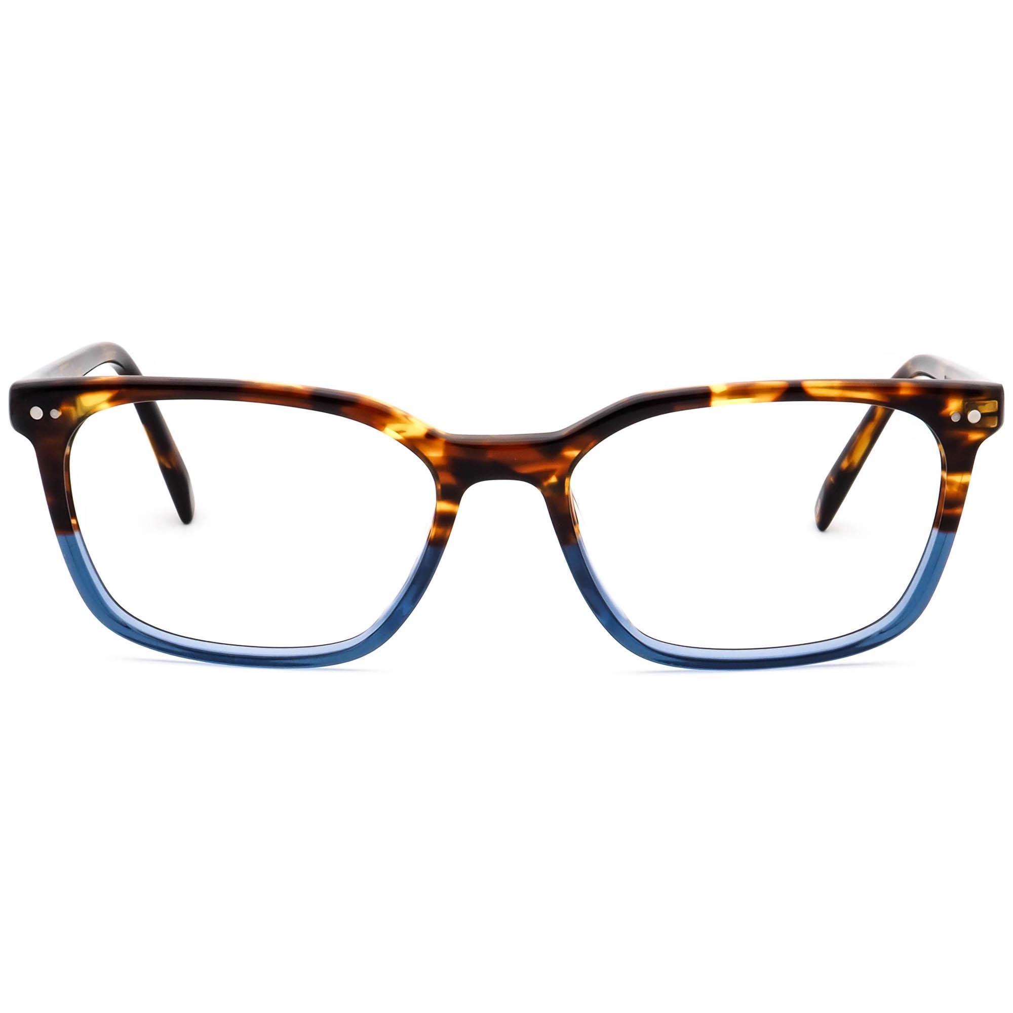Warby Parker Bowen Blue and Tortoise Shell Eyewear Prescription Frame‎ Warby Parker Eyeglasses Bowen 325 Eastern Bluebird Fade  main image 3