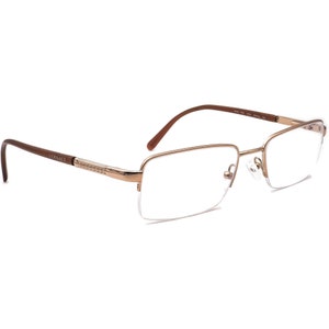 Versace Women&#39;s Eyeglasses MOD. 1066 1053 Brown Half Rim Frame Italy 50[]18 135