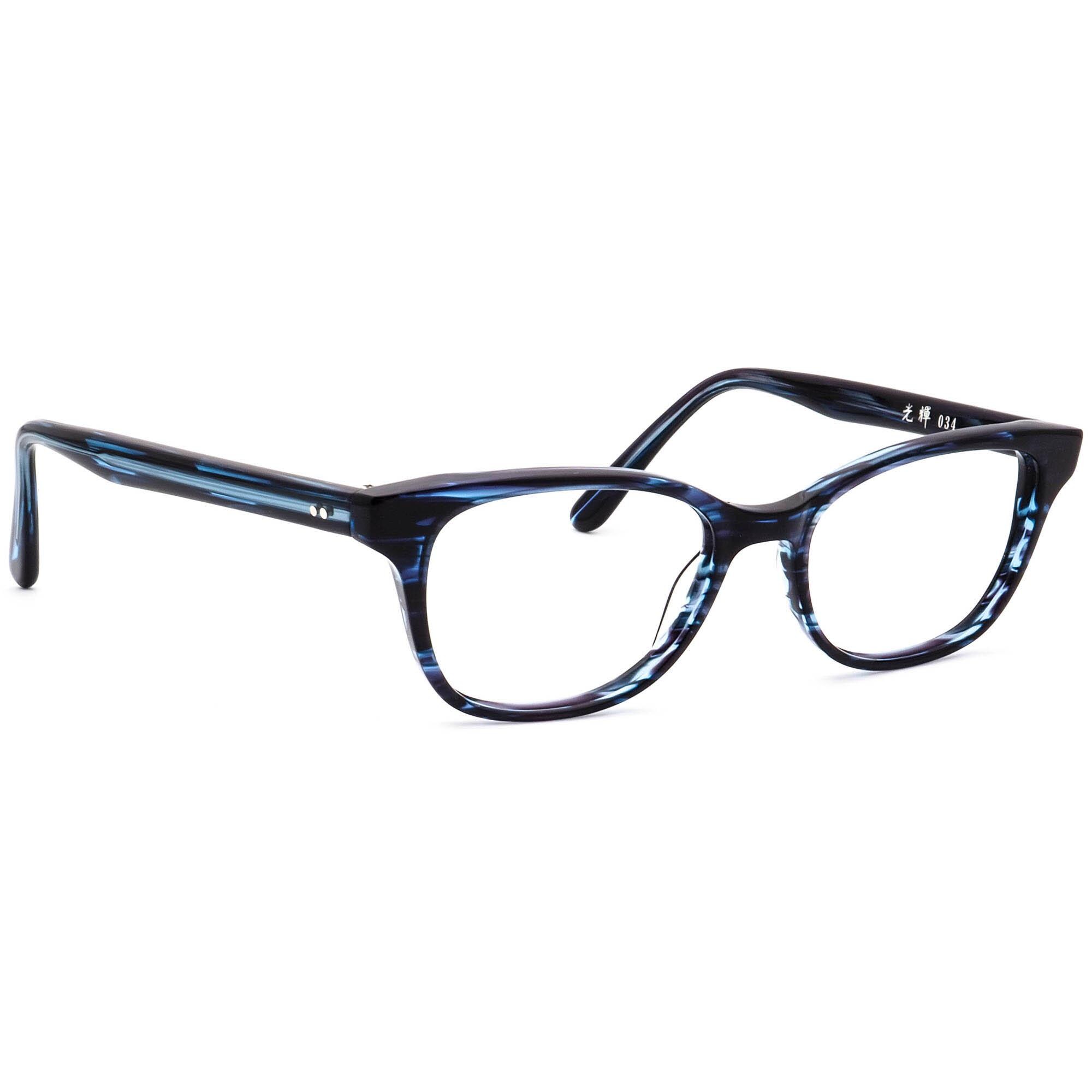 Lunettes De Vue Masunaga 1905 Modèle 034 - Monture Acétate œil De Chat Marron - Made In Japan