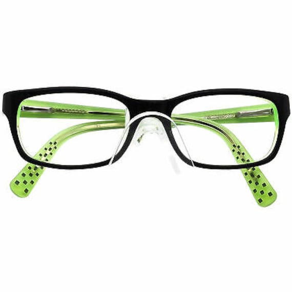 Nike Men's Eyeglasses 5513 001 Black/Green Full Rim F… - Gem