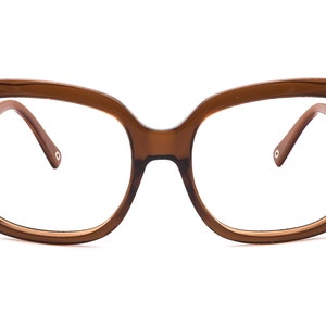 Coach Lunettes de soleil femmes Cadre Seulement S2006 Brown Square 58 mm