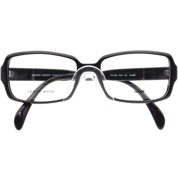 Giorgio Armani Eyeglasses GA 868 D28 Glossy Black… - image 6