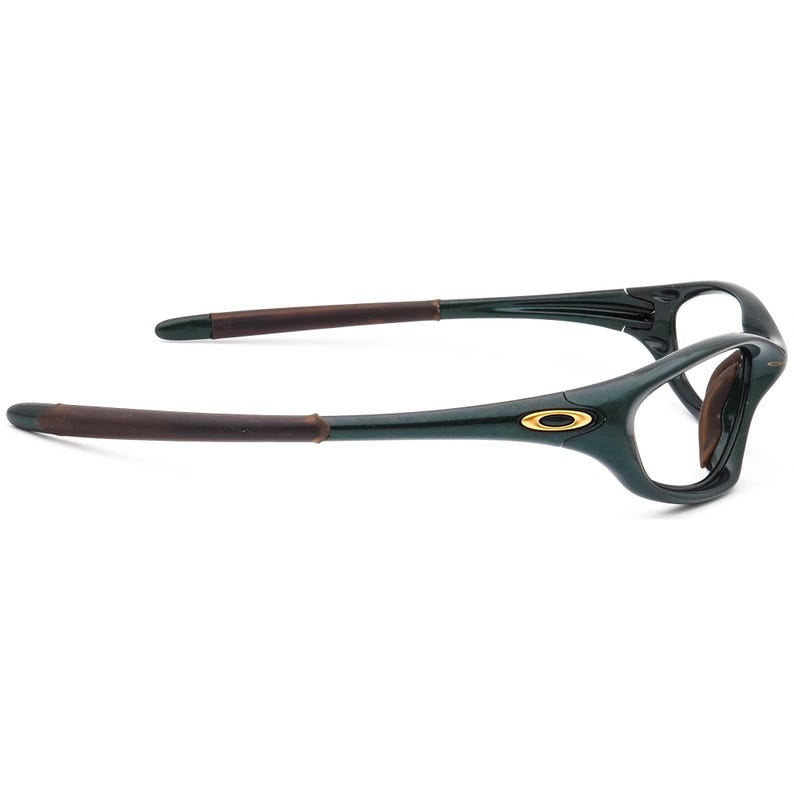 Oakley Men's Sunglasses Frame Only 1st Gen XX Twenty Metallic Green Wrap USA 56 mm image 4