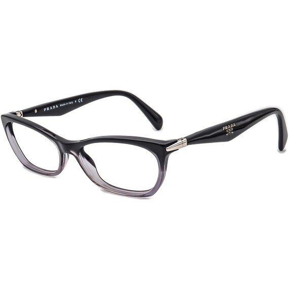 Prada Eyeglasses VPR 15P ZYY-1O1 Black&Clear Grad… - image 3