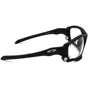 Oakley Men's Sunglasses Jawbone 04-207 Matte Black/Clear lenses Wrap USA 62 mm image 4