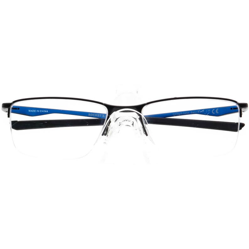 Oakley Men's Eyeglasses OX3218-0454 Socket 5.5 Satin Black Half Rim Metal Frame 54[]18 136 image 6