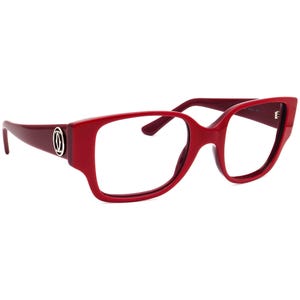 Cartier Women's Sunglasses Frame Only Gloria Red Square France 53 mm