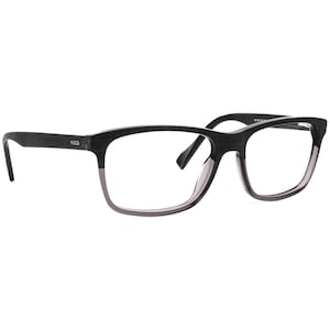 Gafas de vista Hugo Boss HG 0150 JCA con montura cuadrada en negro mate con veta de madera, 54[]17 140