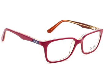 Ray-Ban Kids' Eyeglasses RB 1532 3590 Pink on Brown Rectangular Frame 47[]15 125