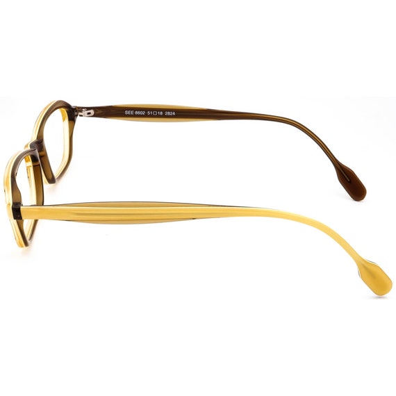 See Eyewear Women's Eyeglasses 8602 2824 Yellow o… - image 5