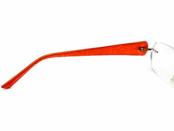 Charmant Eyeglasses CH 10927 OR Titanium Orange R… - image 8