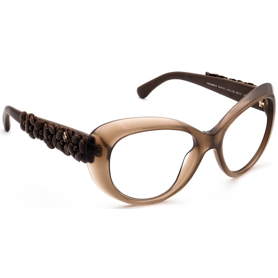 Chanel Sunglasses Frame Only 5318-Q C.1511 Brown & Leather 