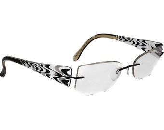 Silhouette 5452 20 6051 Gold Black Rimless Eyeglasses Frames  display picture 2
