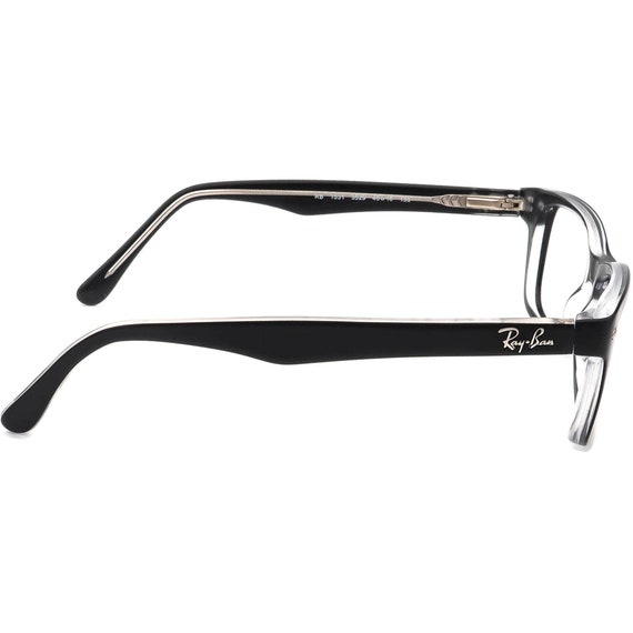 Ray-Ban Small Eyeglasses RB 1531 3529 Black on Cl… - image 5
