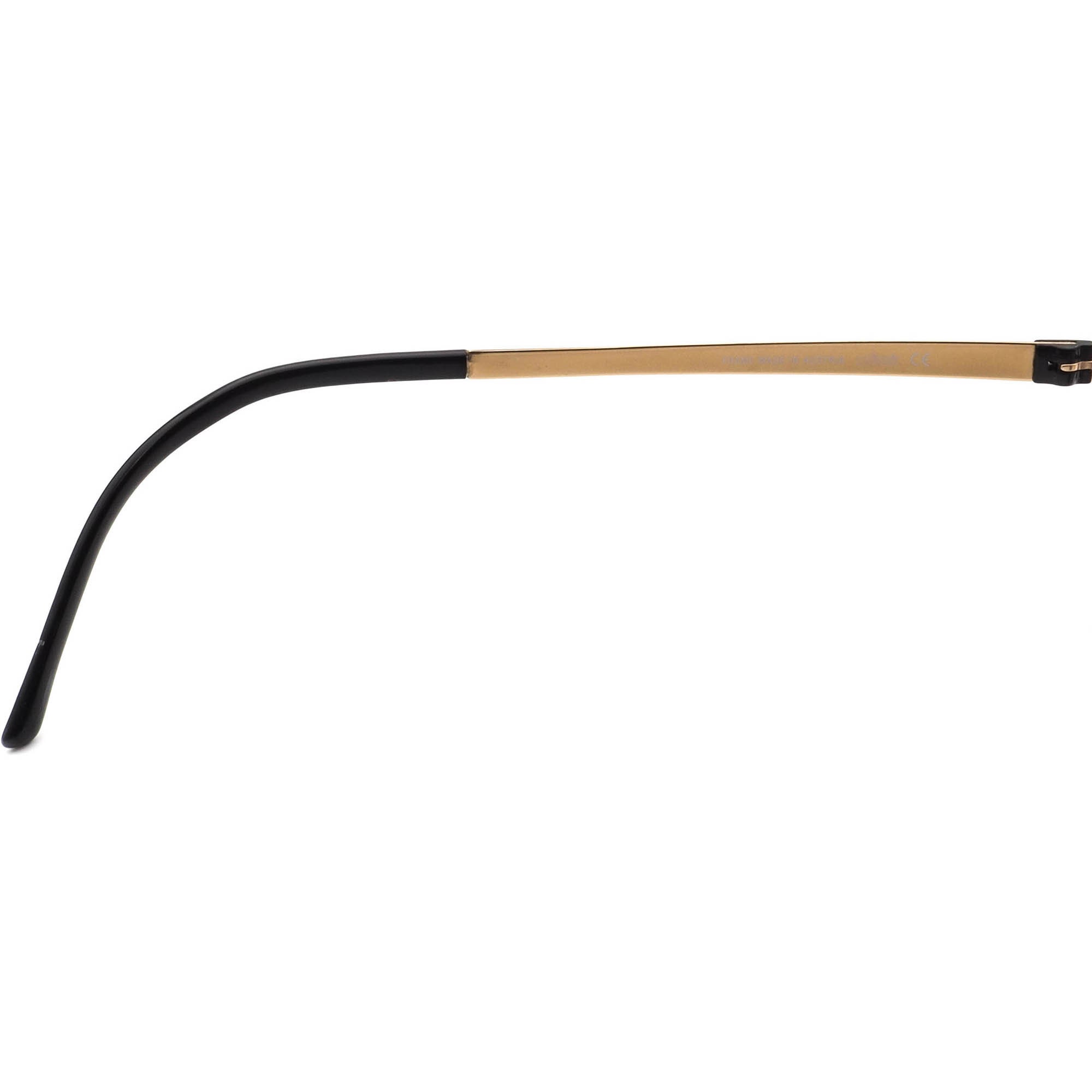 Silhouette Gold & Black Rimless Eye Glasses 5452 20 6051 17 135 Australia 051 Silhouette Eyeglasses M 7395 /20 V 6051 Titan Gold Square  main image 3