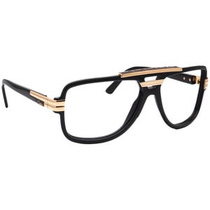 Cazal Sunglasses Frame Only MOD.8037 COL.001 Polished Black/Gold Pilot Germany 61 mm