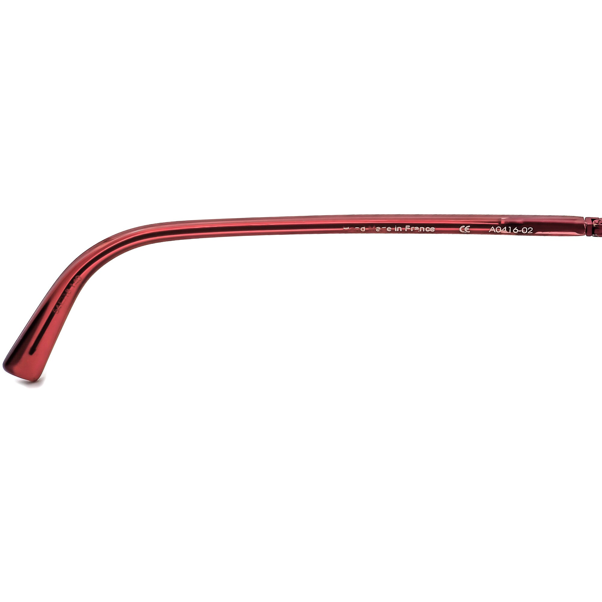 Alain Mikli A0491 16 Eyeglasses Frame Red 52-17-135 Half Rim with Case Alain Mikli - A0525 main image 3