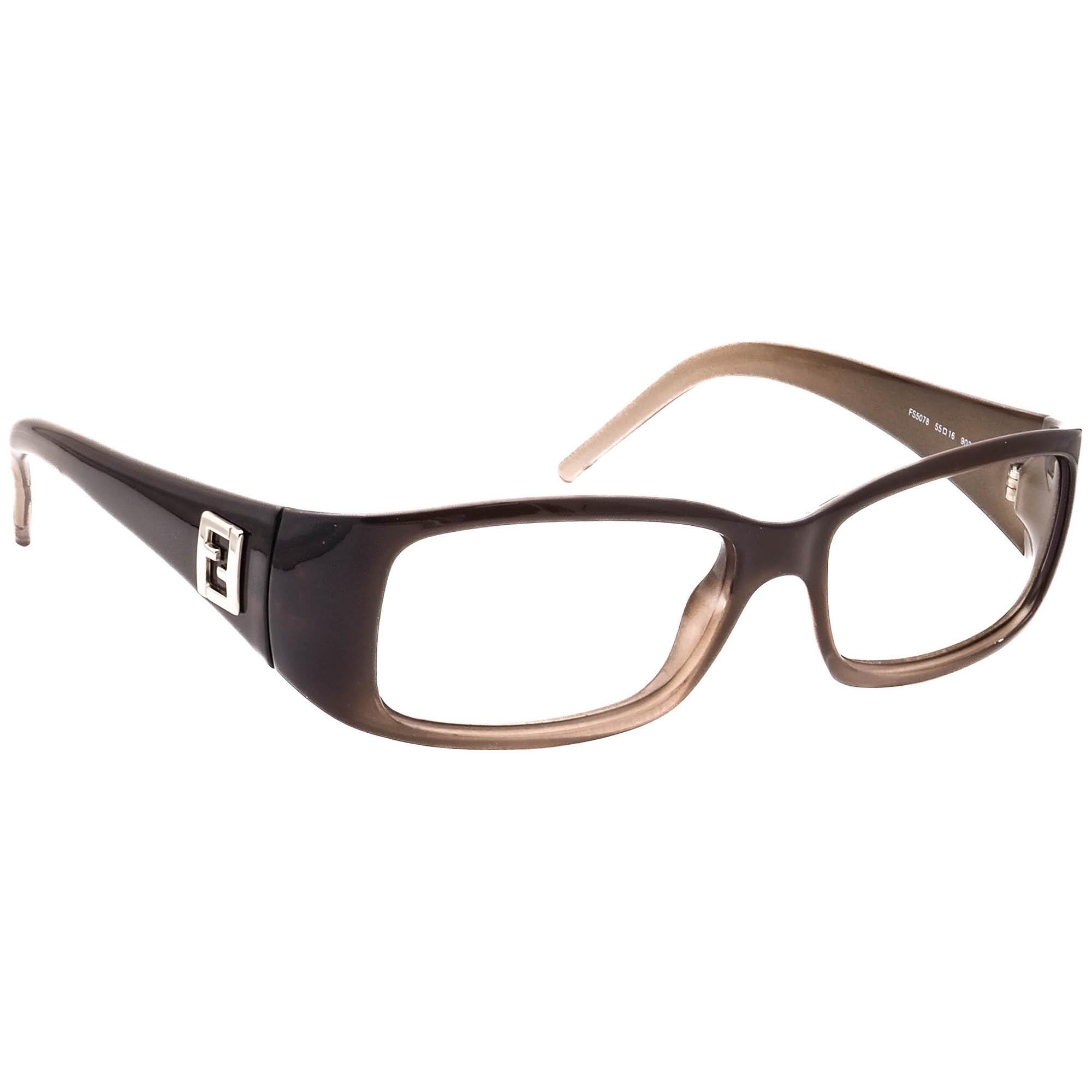 Fendi Women\'s Sunglasses - Silver Frame with Brown Lenses Fendi Designer Sunglasses FF0063-MUV in Havana Beige 50mm  main image 4