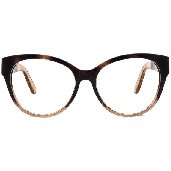 Michael Kors Tabitha Brown Glitter Tortoise Round Cat Eye Sunglasses Gold MK6026 Michael Kors Women main image 4