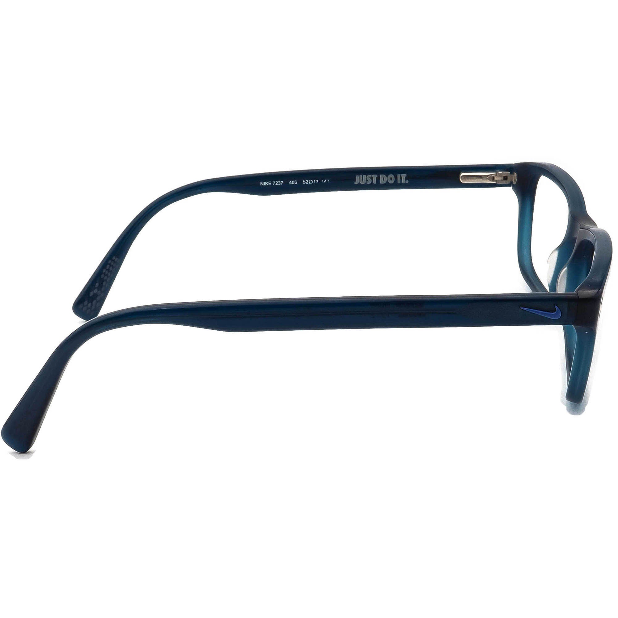 soldadura lago Titicaca mimar Nike Eyeglasses 7237 400 Blue Rectangular Frame 5217 140 - Etsy