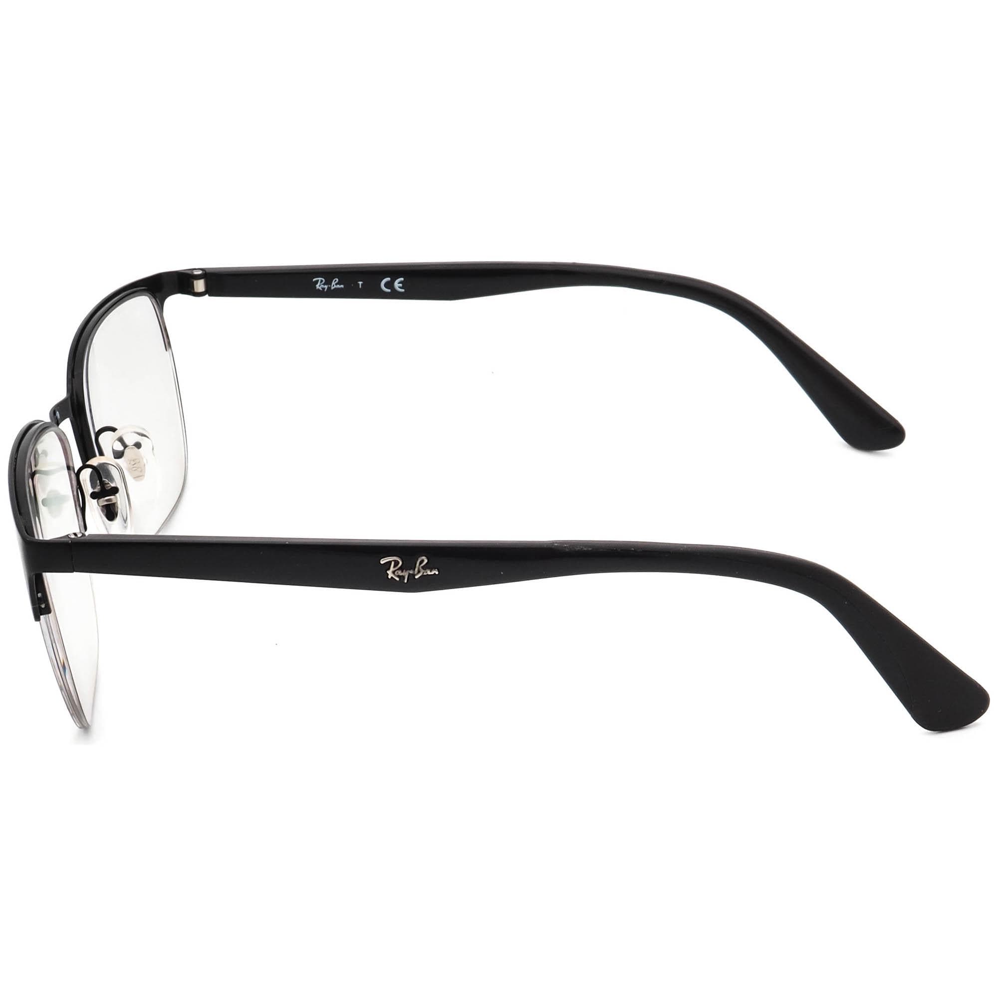 Ray-ban Eyeglasses RB 6428 2995 Black Half Rim Frame 54[]19 145 - Etsy