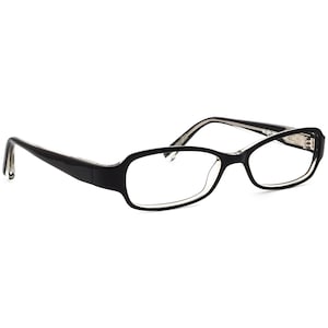 Nike Eyeglasses 7007 001 Polished Black on Clear Rounded Rectangular Frame 50[]15 140
