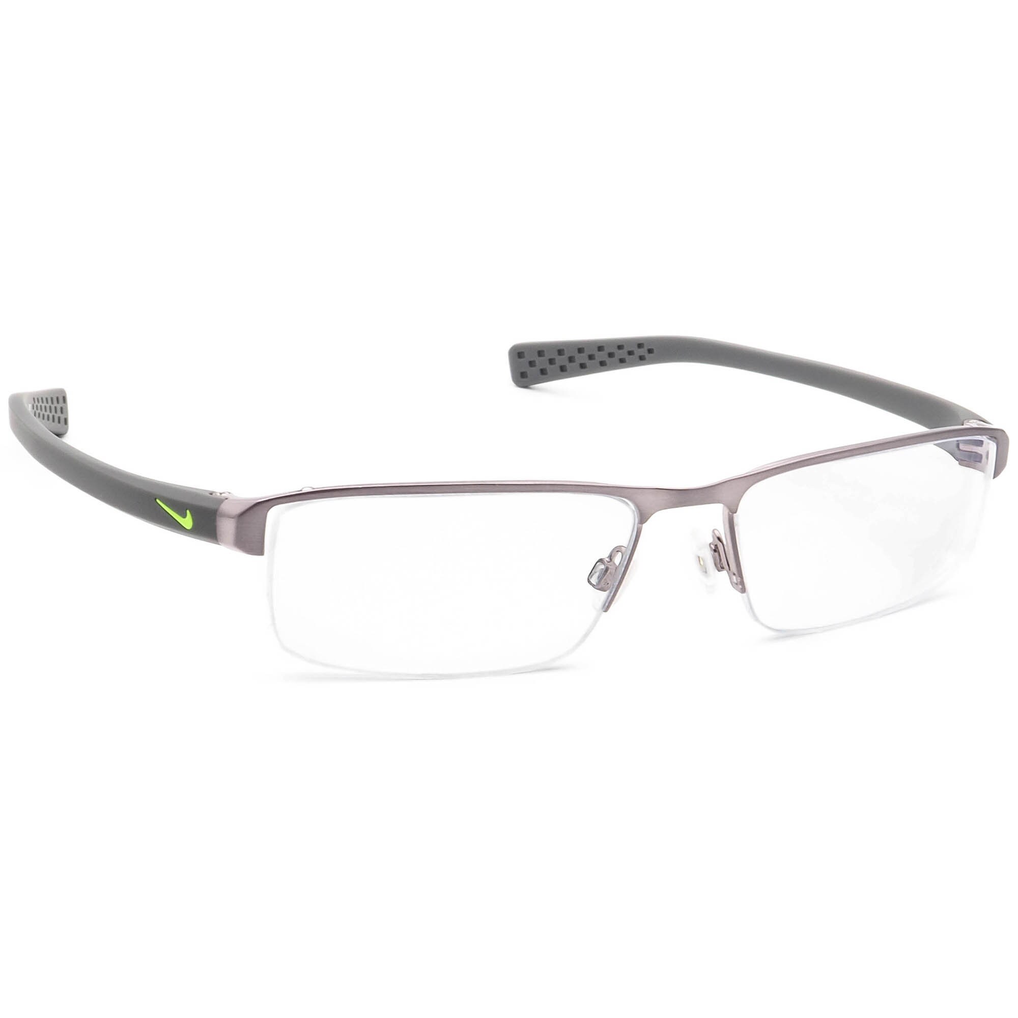 Nike Men's Eyeglasses 8097 068 Gunmetal/matte Half -