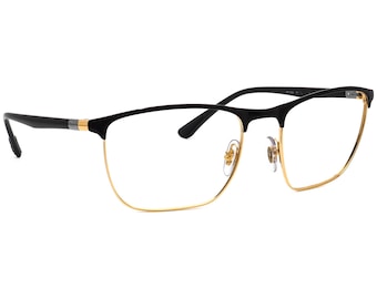 Okulary przeciwsłoneczne Ray-Ban, tylko oprawki RB 3686 187/32, polerowane, czarno-złote, kwadratowe, Włochy, 57 mm