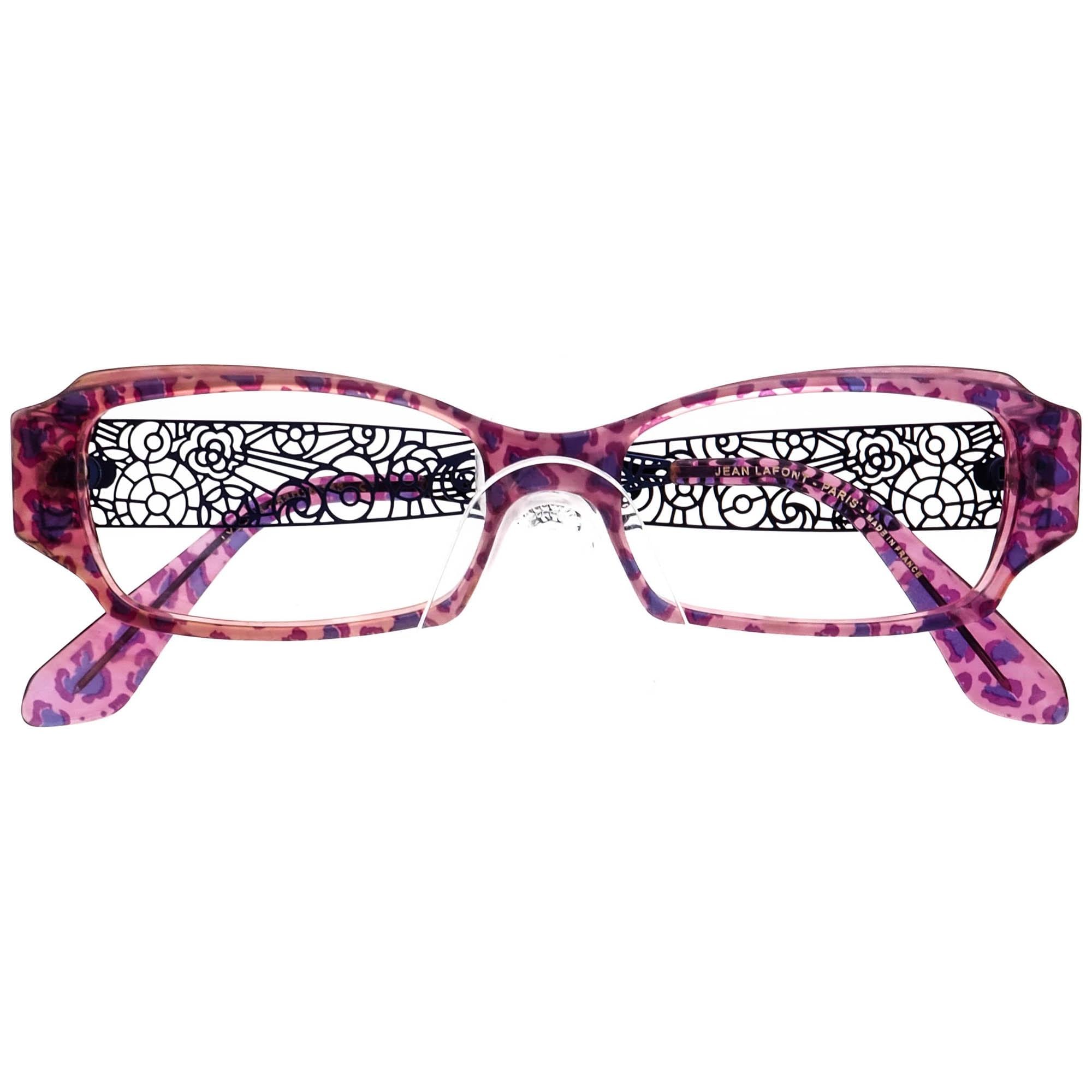 Jean Lafont Women's Eyeglasses Lys 736 Pink Leopard Purple/blue