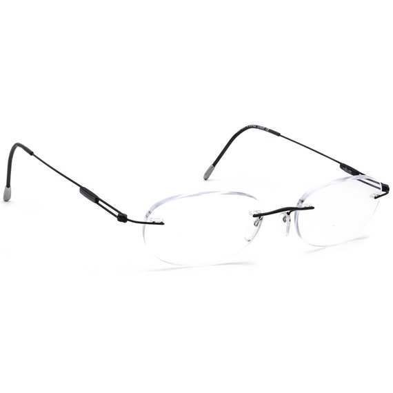 Silhouette Eyeglasses 7534 50 6082 TNG III Black … - image 1
