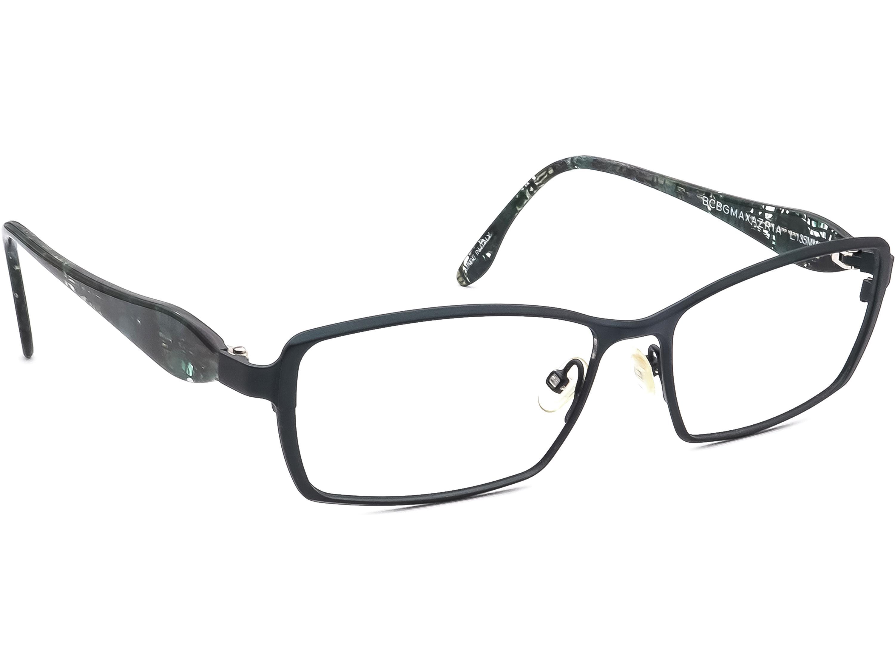 BCBG Maxazria Eyeglasses Katia Dark Teal/green Marble Frame 