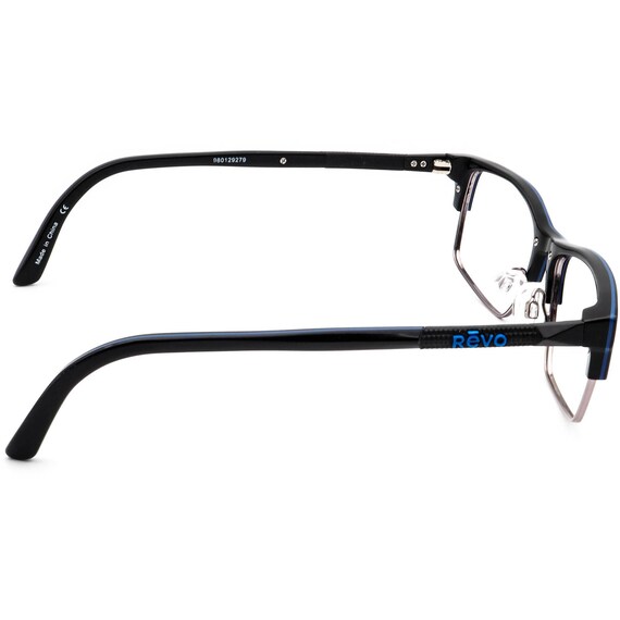 Revo Eyeglasses RE 8016 01 Black Rectangular Fram… - image 4