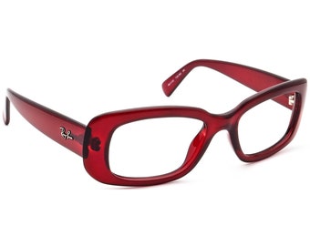 Lunettes de soleil pour femme Ray-Ban RB 4122 735/8G Rouge Rectangulaire Italie 50 mm