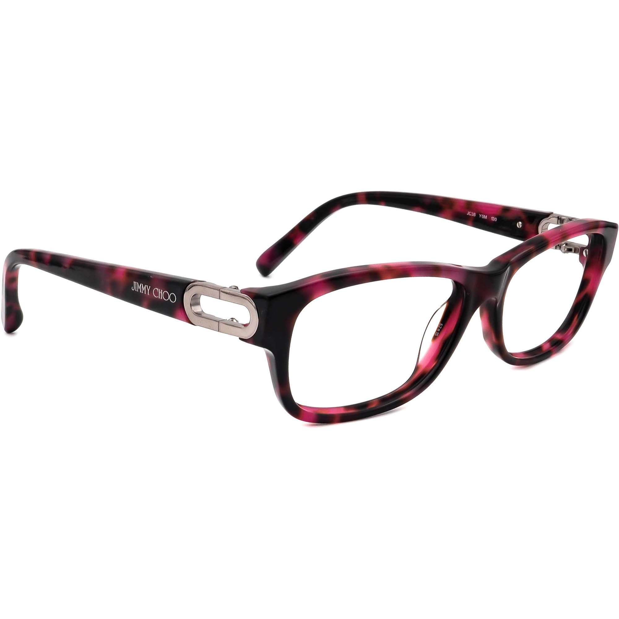 Jimmy Choo‎ Eyeglasses Frames Only JC38 YBY Brown Rectangular Full Rim 130 Jimmy Choo Women main image 2