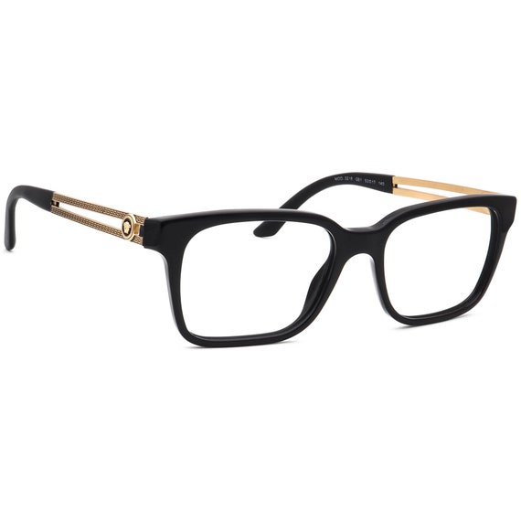 Versace Eyeglasses MOD. 3218 GB1 Black/Gold Squar… - image 1