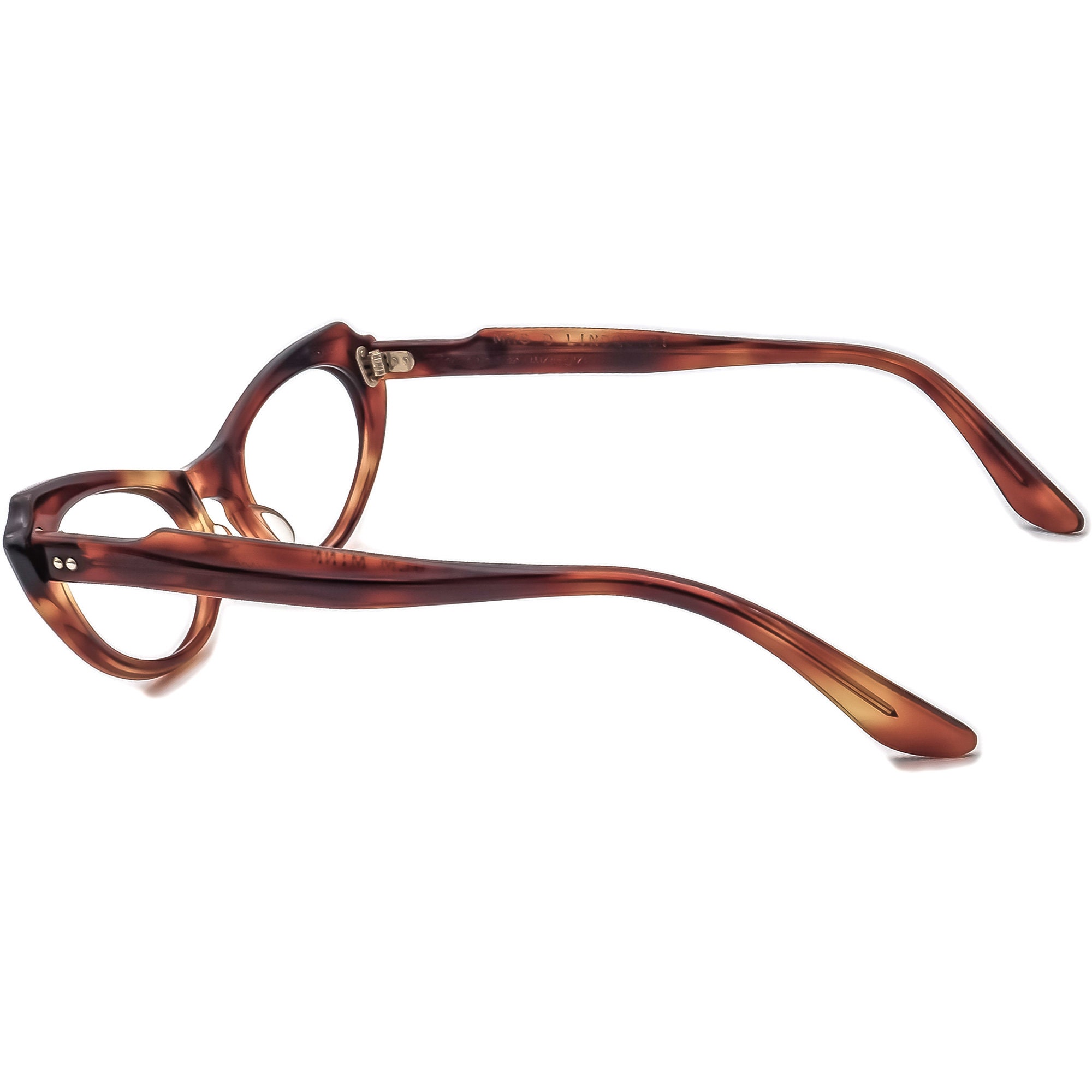 Bausch Lomb (B&L) Eyeglasses 4 1/4-5 1/2 Tortoise Cat Eye  display picture 3