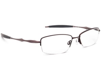 Oakley Eyeglasses Sculpt 6.0 Pewter Half Rim Metal Frame 53[]18 142