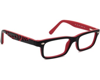 Ray-Ban Kids' Eyeglasses RB 1535 3573 Black&Red Rectangular Frame 46[]16 125