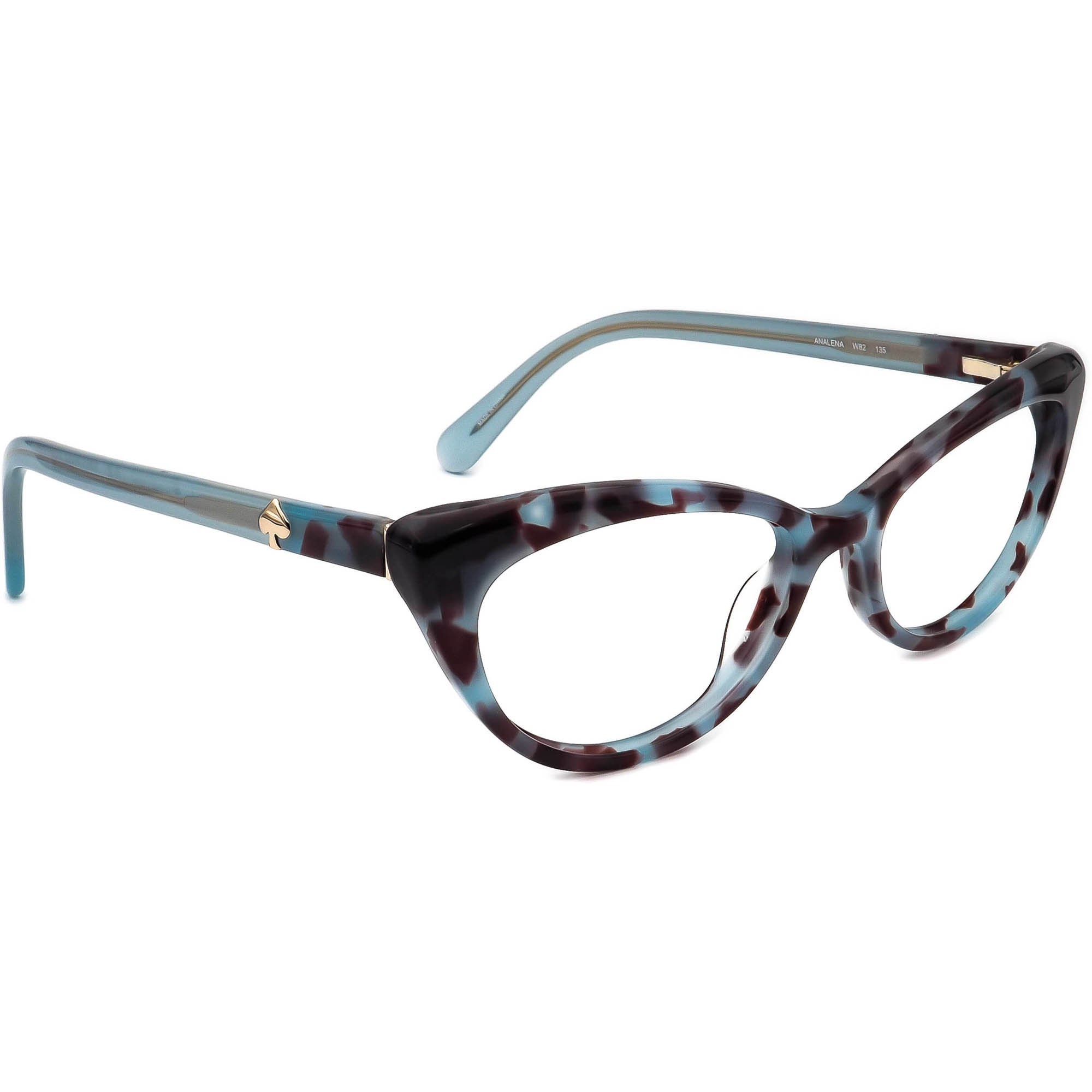 Kate Spade Eyeglasses Analena W82 Blue&purple Tortoise Cat Eye - Etsy