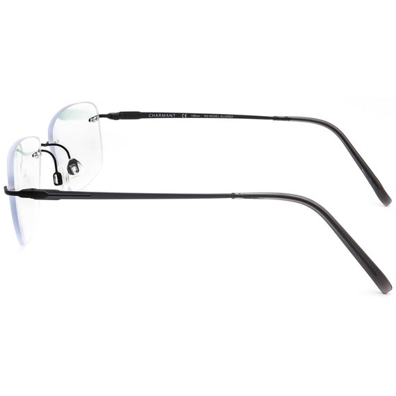 Charmant Eyeglasses CH10976 BK2 Titanium Matte Bl… - image 5