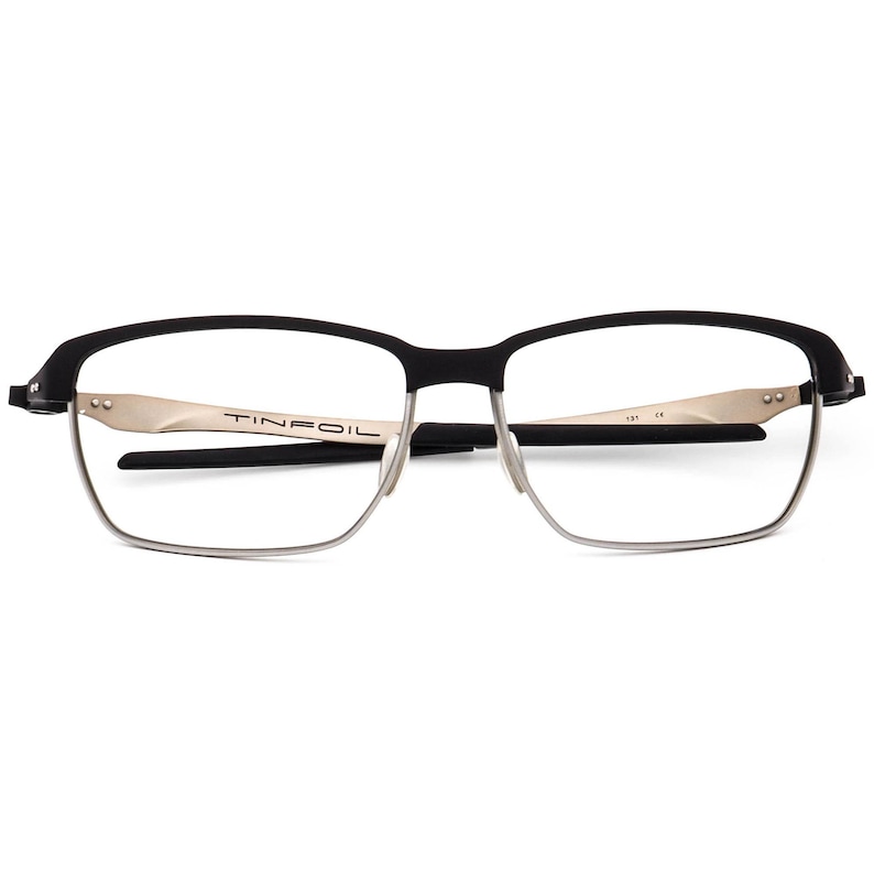 Oakley Men's Sunglasses Frame Only OO4083-01 Tinfoil Matte Black/Gunmetal Square Metal 58 mm image 6