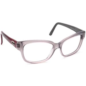 Gucci Sunglasses Frame Only GG 3615/S 6M0N6 Clear Gray/Merlot Square Italy 54 mm