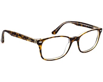 Ray-Ban Eyeglasses RB 5375 5082 Havana Tortoise on Clear Square Frame 53[]18 145