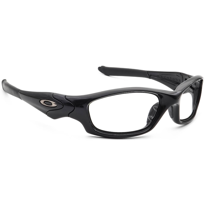 Oakley Brillengestell Nur 04-325 Straight Schwarz Wrap USA 61 mm Bild 1