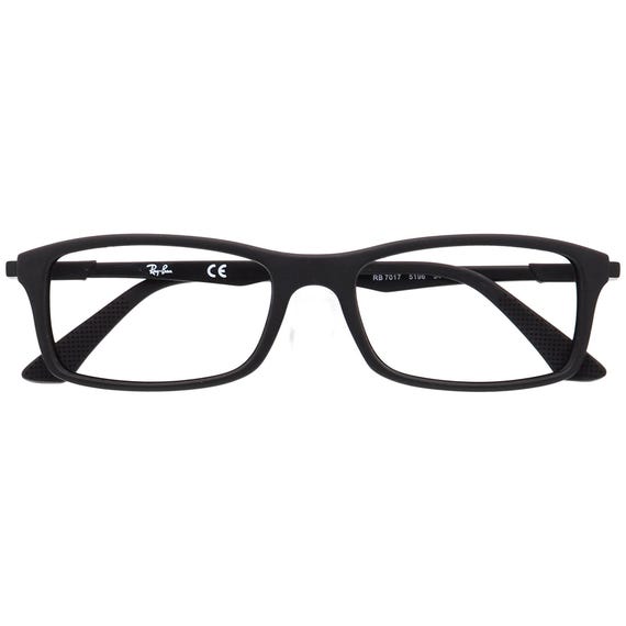 Ray Ban RB7017 5196 54-17-145 Black Flex Hinge Eyeglasses Frames Only Ray-Ban RB7017 5196 54-17-145 Black Flex Hinge Eyeglasses  main image 3