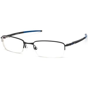 Gafas de sol Oakley para hombre OX3111-0652 Rhinochacer con montura de media montura en negro satinado y azul, 52[]19 143 imagen 3