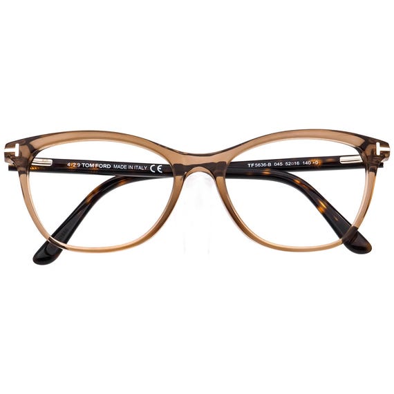 Tom Ford Sunglasses Womens 52-16 Brown Tortoise Cat Eye TF5636-B 045 Frames Only Tom Ford Women main image 2
