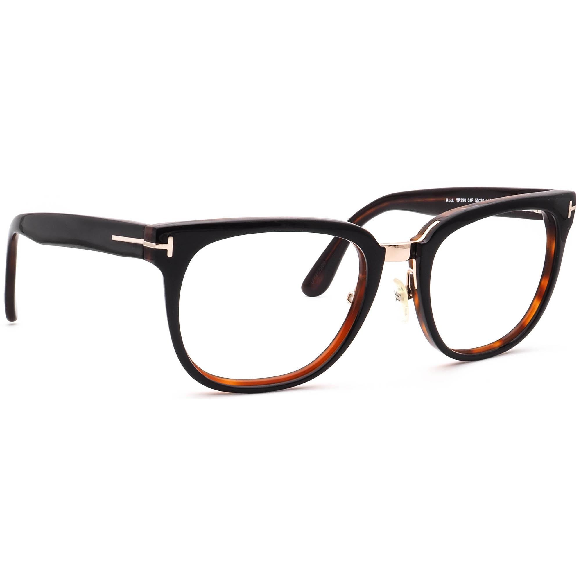Tom Ford Sunglasses Frame Only Rock TF 290 01F Dark Brown/rose