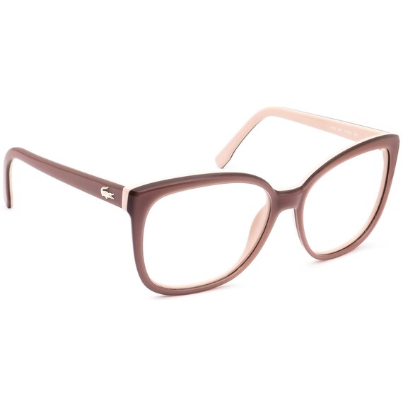 Lunettes de soleil femme Lacoste monture uniquement L747S 662 Taupe Rose carree 57 mm Etsy France