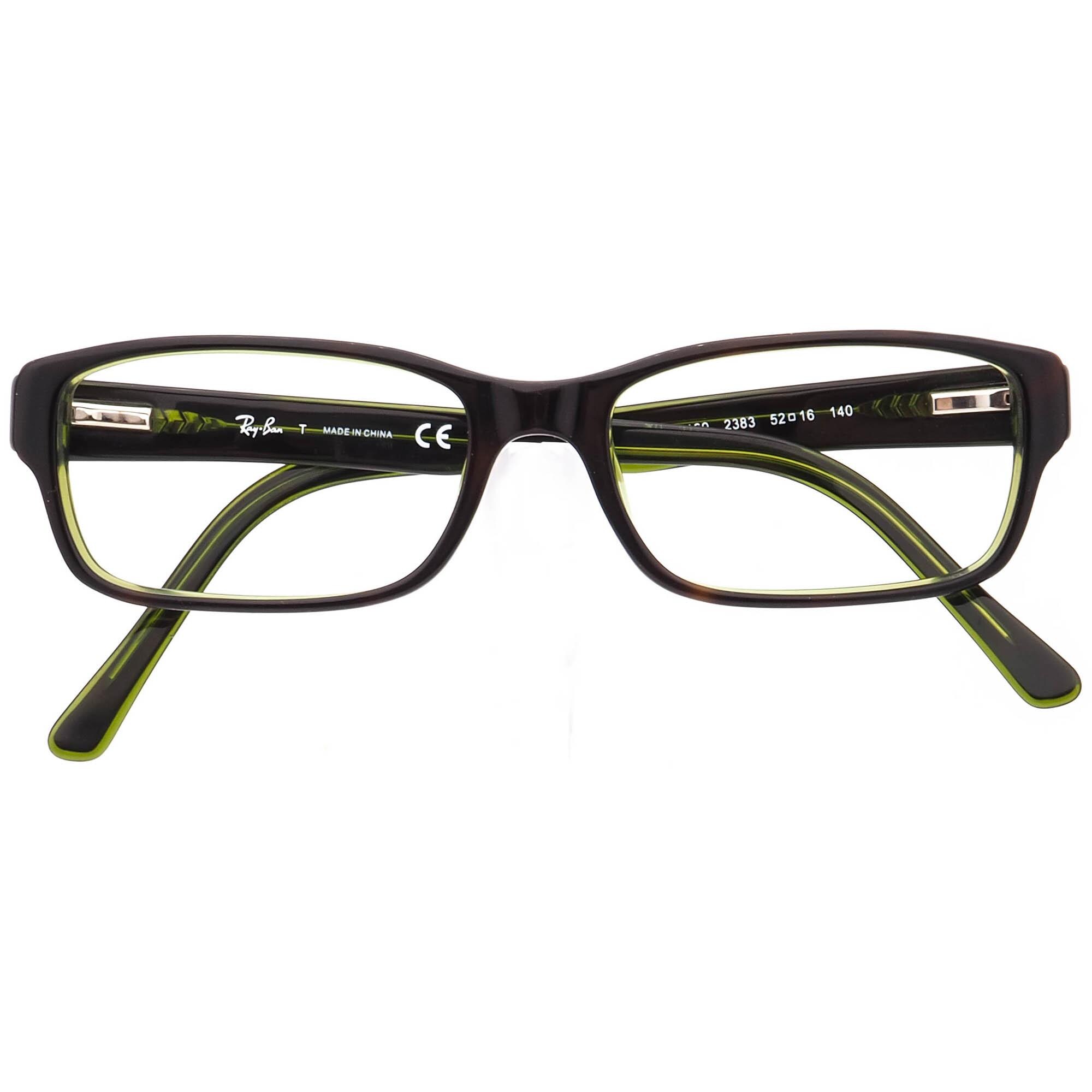 Ray Ban Reading Eyeglasses RB5169 2383 52 16 140 Havana Green w/Case & Cloth Amazon.com: Ray-Ban RX5169-2383 EYEGLASSES TOP HAVANA ON  main image 3